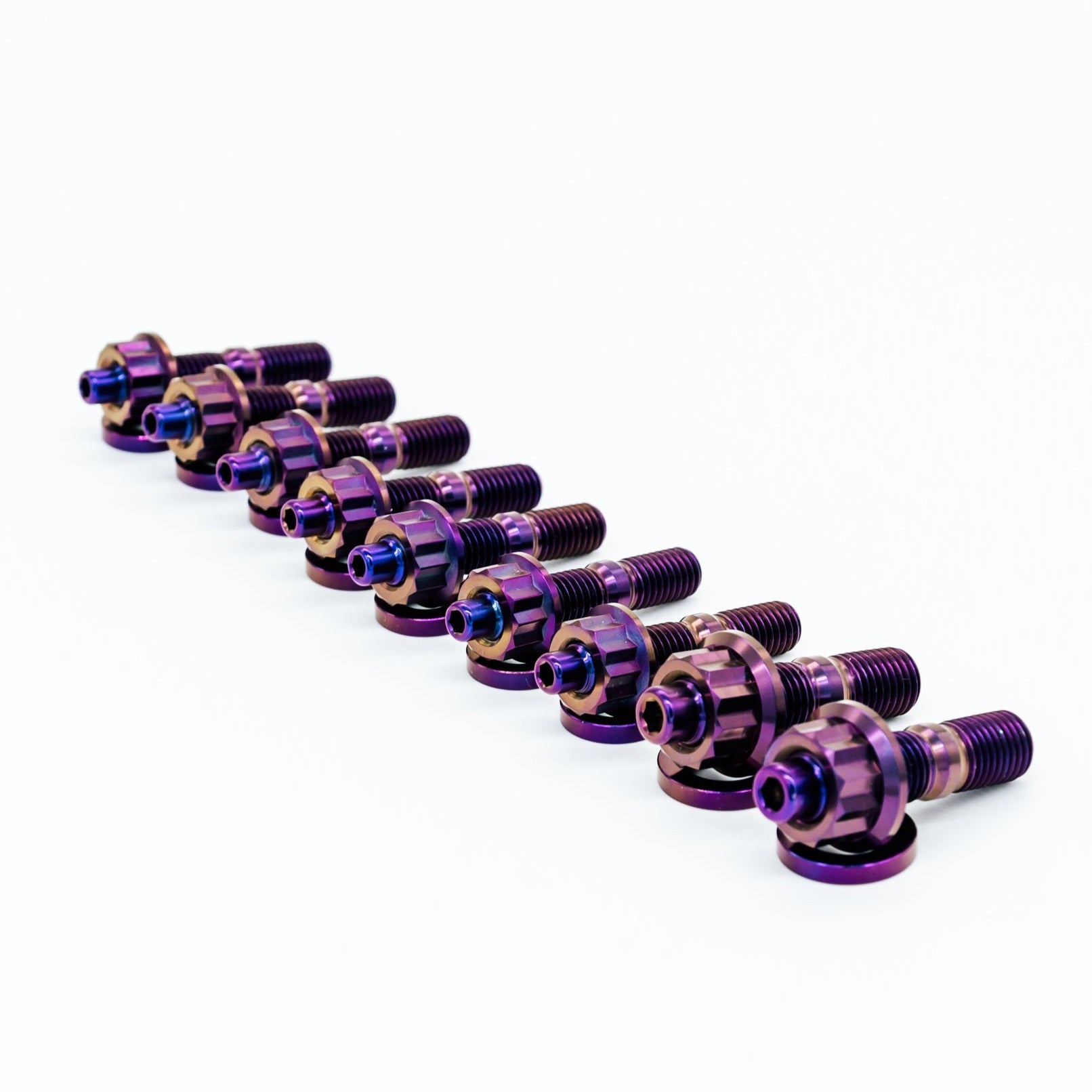 JDC Titanium Exhaust Manifold Stud Kit (Evo 1-9/ 2G DSM) - 19