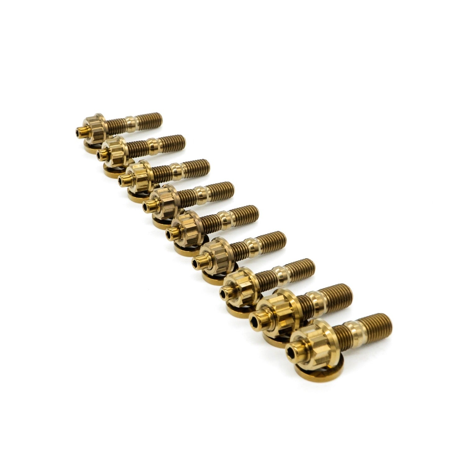 JDC Titanium Exhaust Manifold Stud Kit (Evo 1-9/ 2G DSM) - 20