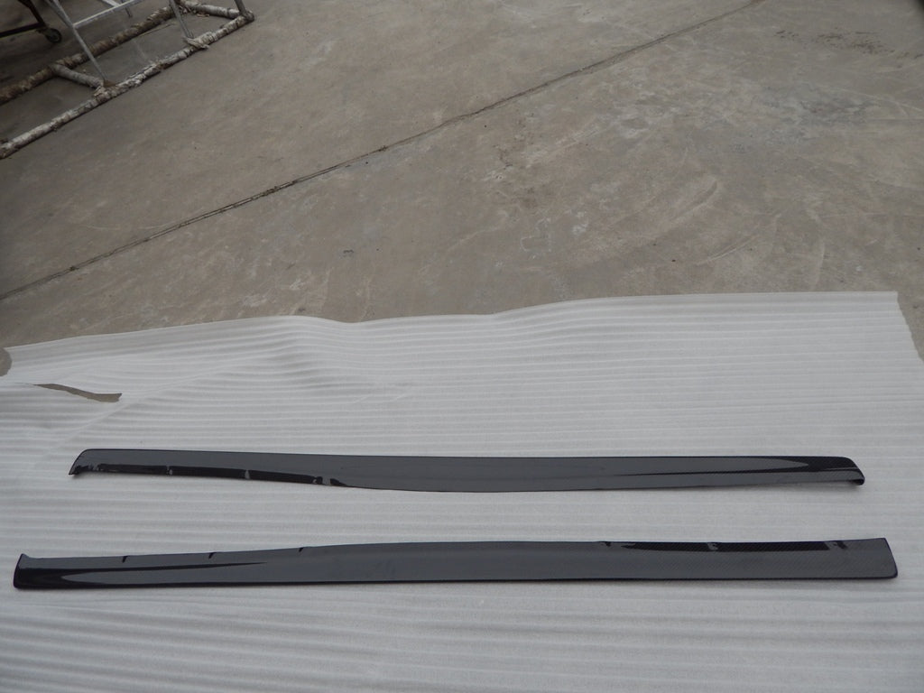 JDC Carbon Fiber Side Skirt Extensions (2003-2006 Mitsubishi Lancer Evolution) - JD Customs U.S.A