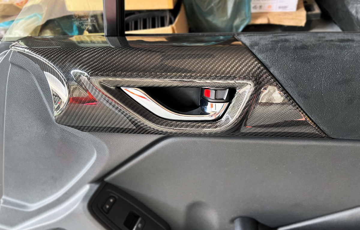 Rexpeed Dry Carbon Door Trim Cover Set (22+ GR86/BRZ) - Rexpeed