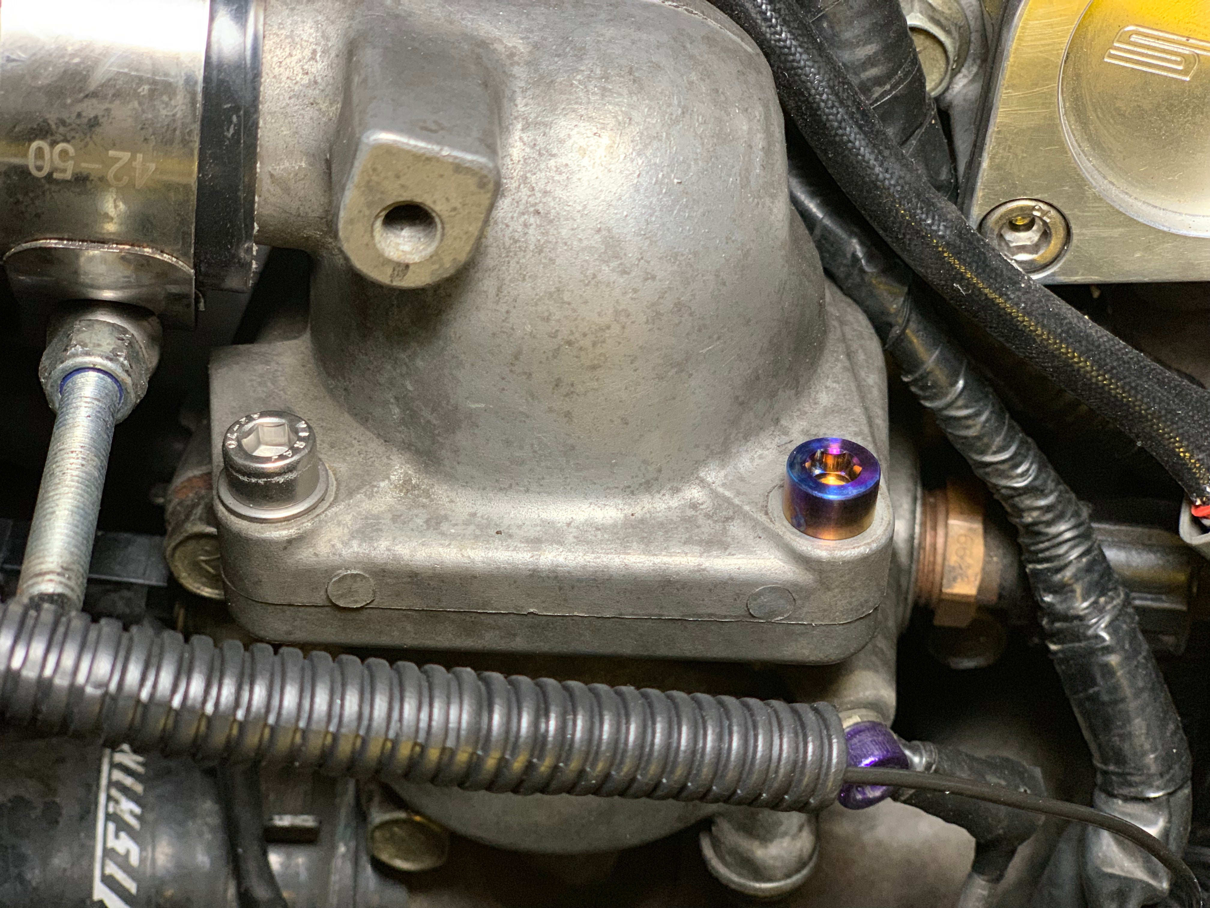 JDC Titanium Thermostat Housing Replacement Kit (Evo 7/8/9) - 4