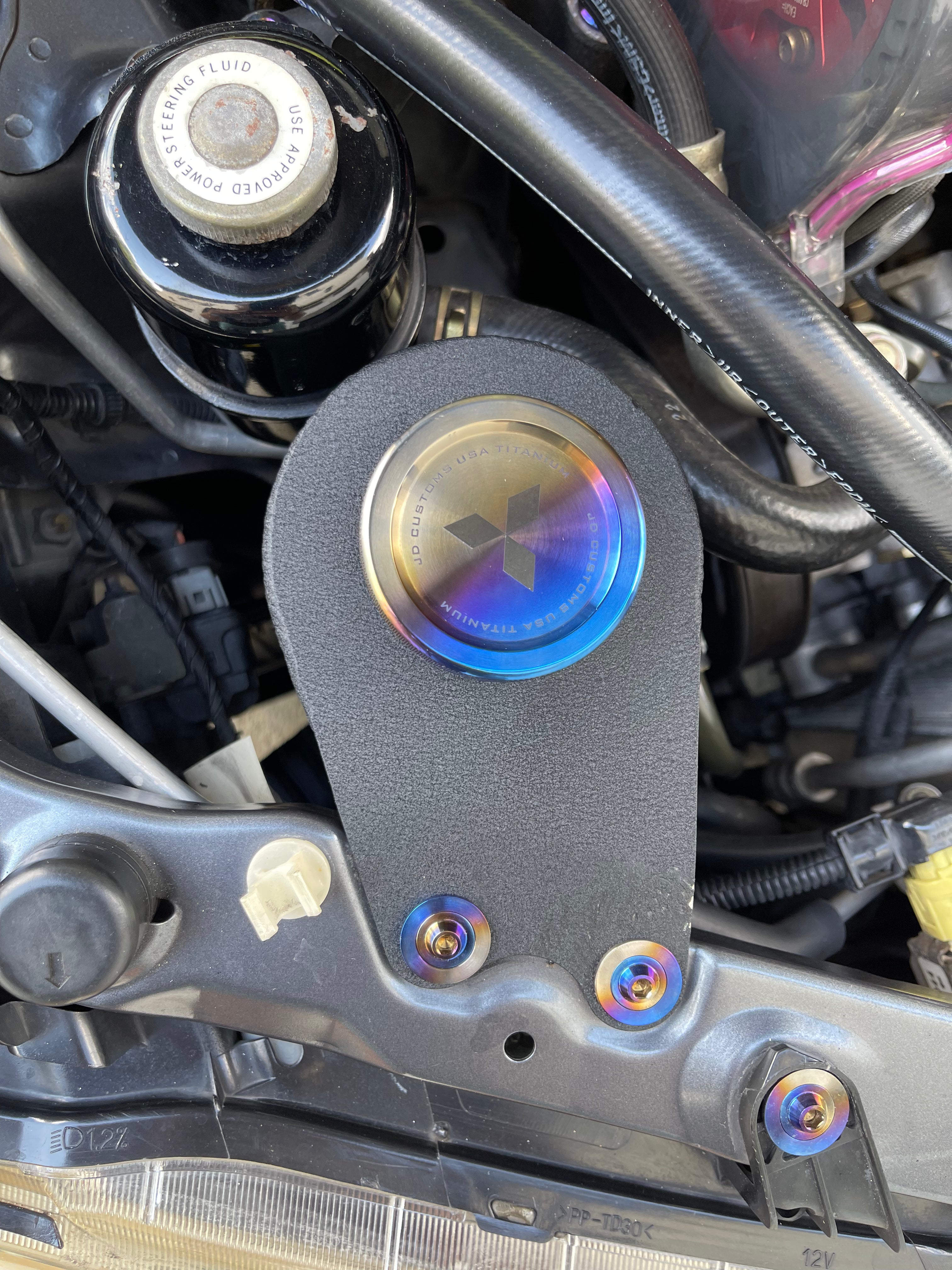 JDC Titanium Cap for STM/JM Fab Tanks (Evo 7/8/9) - JD Customs U.S.A