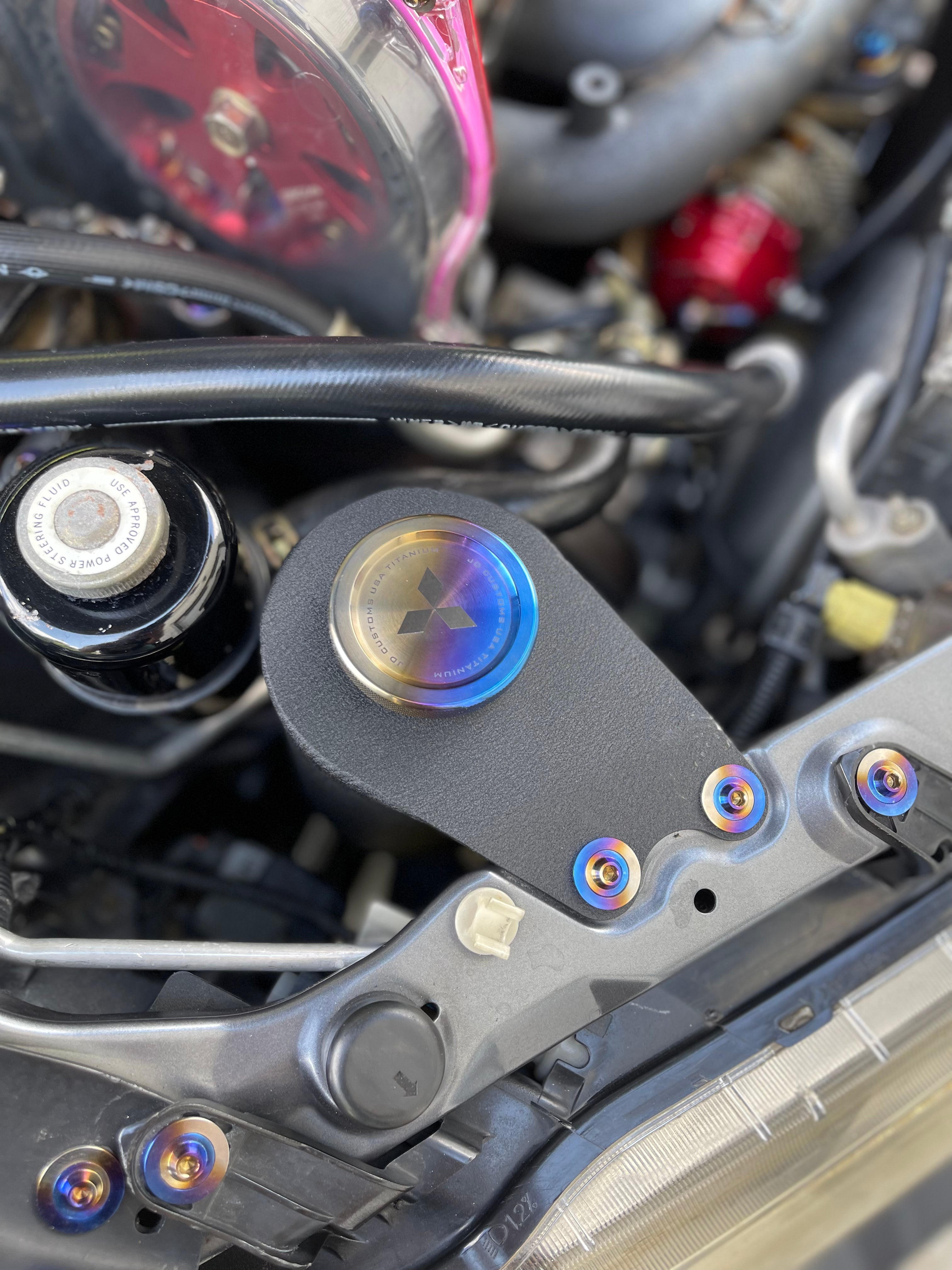 JDC Titanium Cap for STM/JM Fab Tanks (Evo 7/8/9) - JD Customs U.S.A