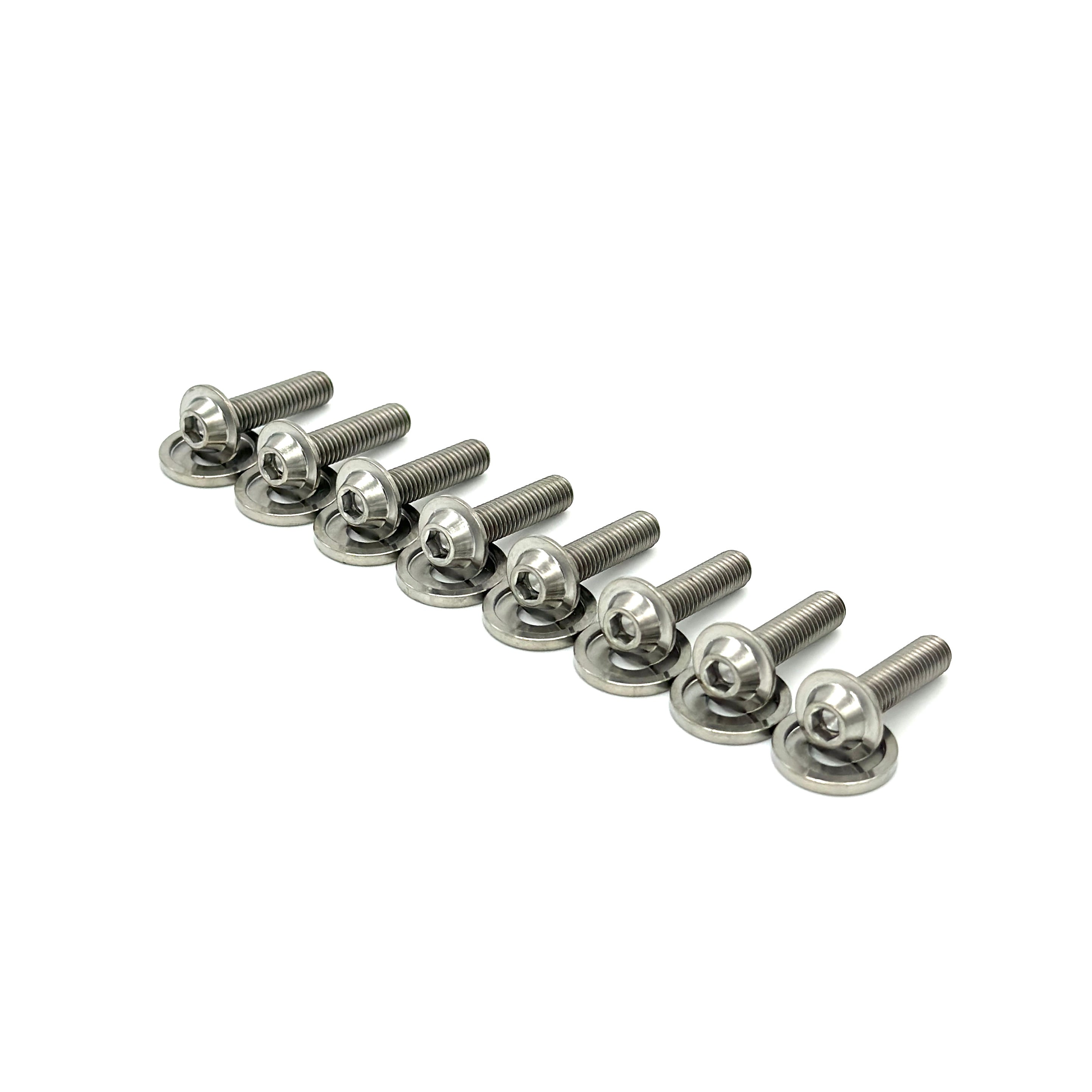 JDC Titanium Valve Cover Hardware Replacement Kit (Evo 4-9) - 7