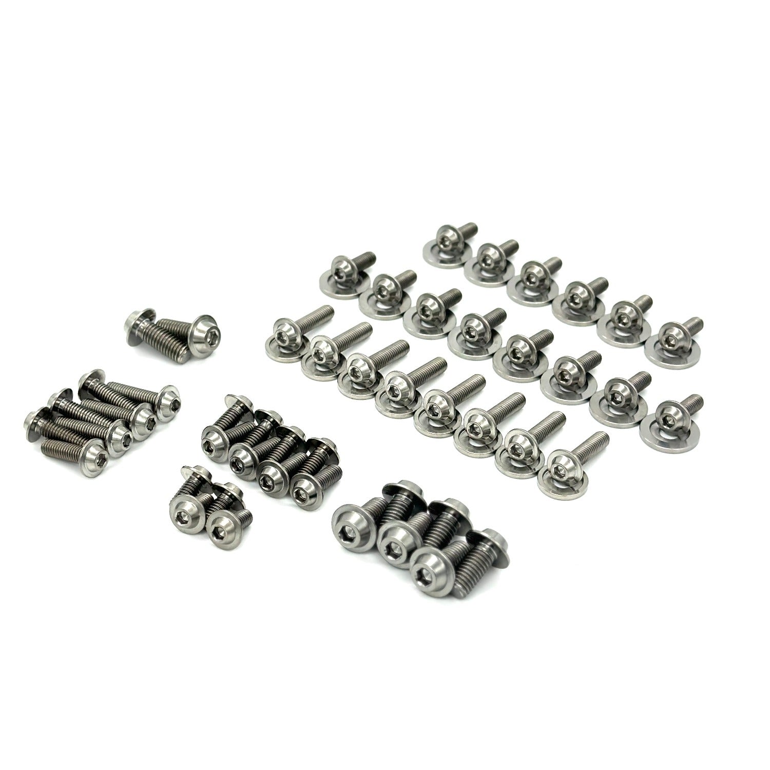 JDC Titanium Engine Bay Dress-Up Hardware Kit (Evo 8/9) - 2