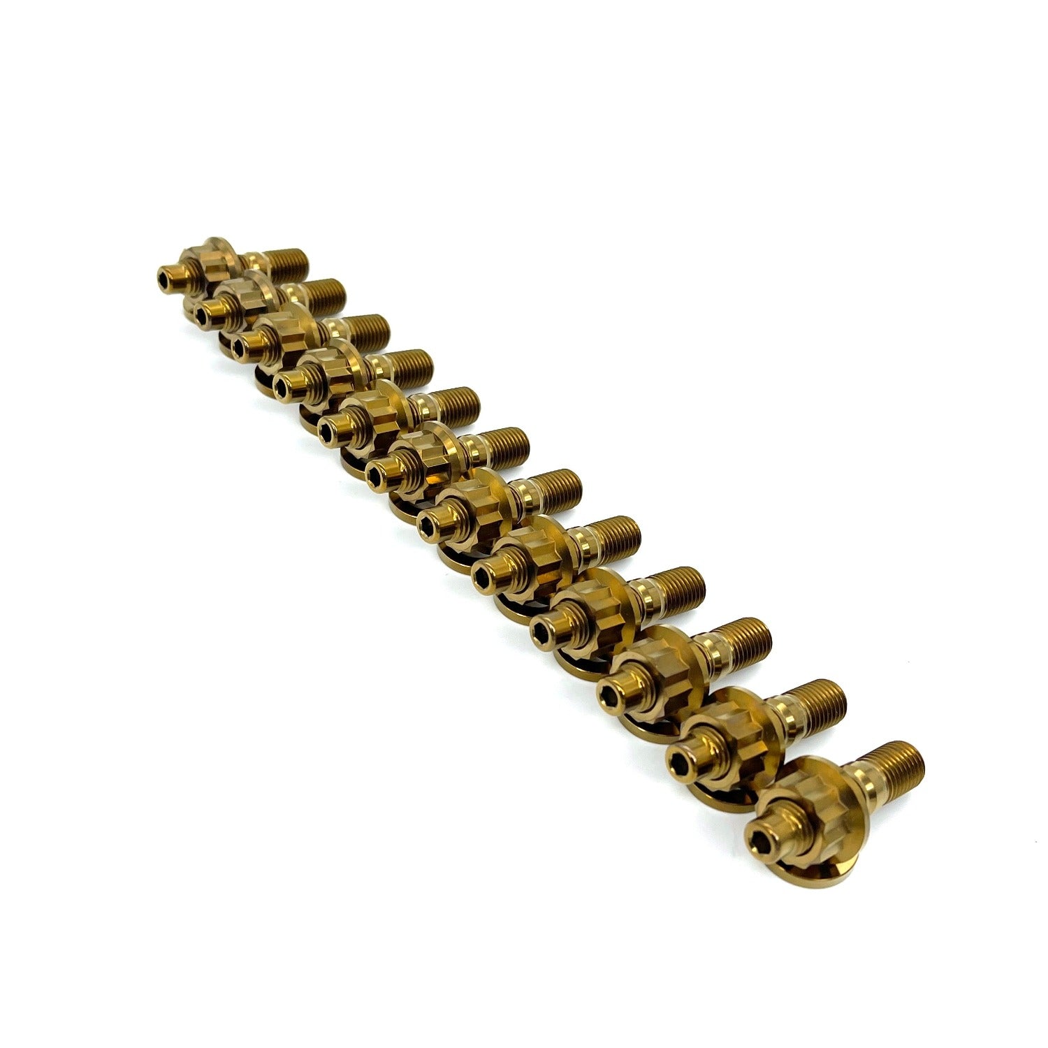 JDC Titanium Exhaust Manifold Stud Kit (MK4 Supra) - 4