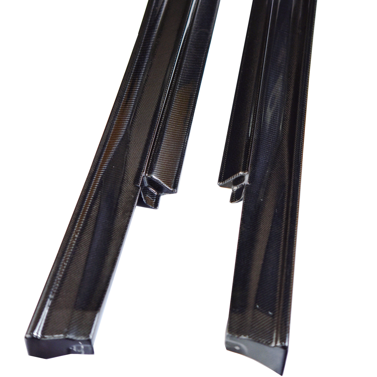 Rexpeed V2 Carbon Fiber Side Skirt Extensions (R35 GT-R)