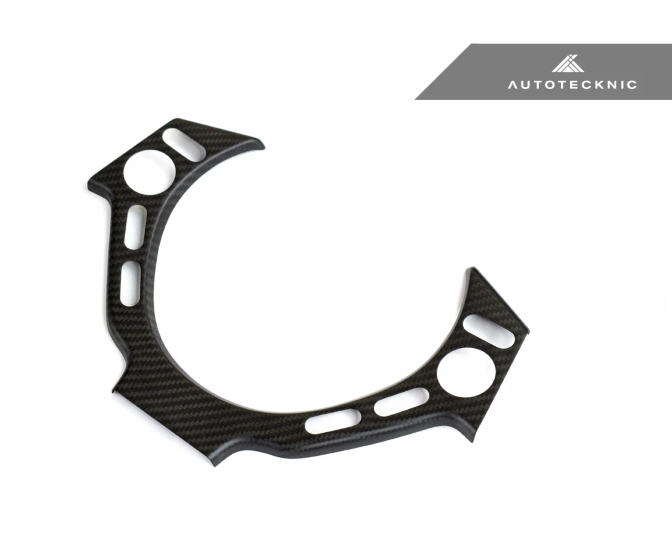 AutoTecknic Dry Carbon Fiber Steering Wheel Trim (9-16 Nissan R35 GT-R)