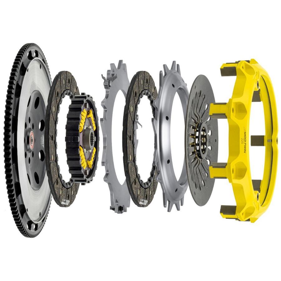 ACT Mod Twin HD Sprung Hub Street Kit w/ Organic Discs Torque Capacity 700ft/lbs (Evo 8/9) - ACT
