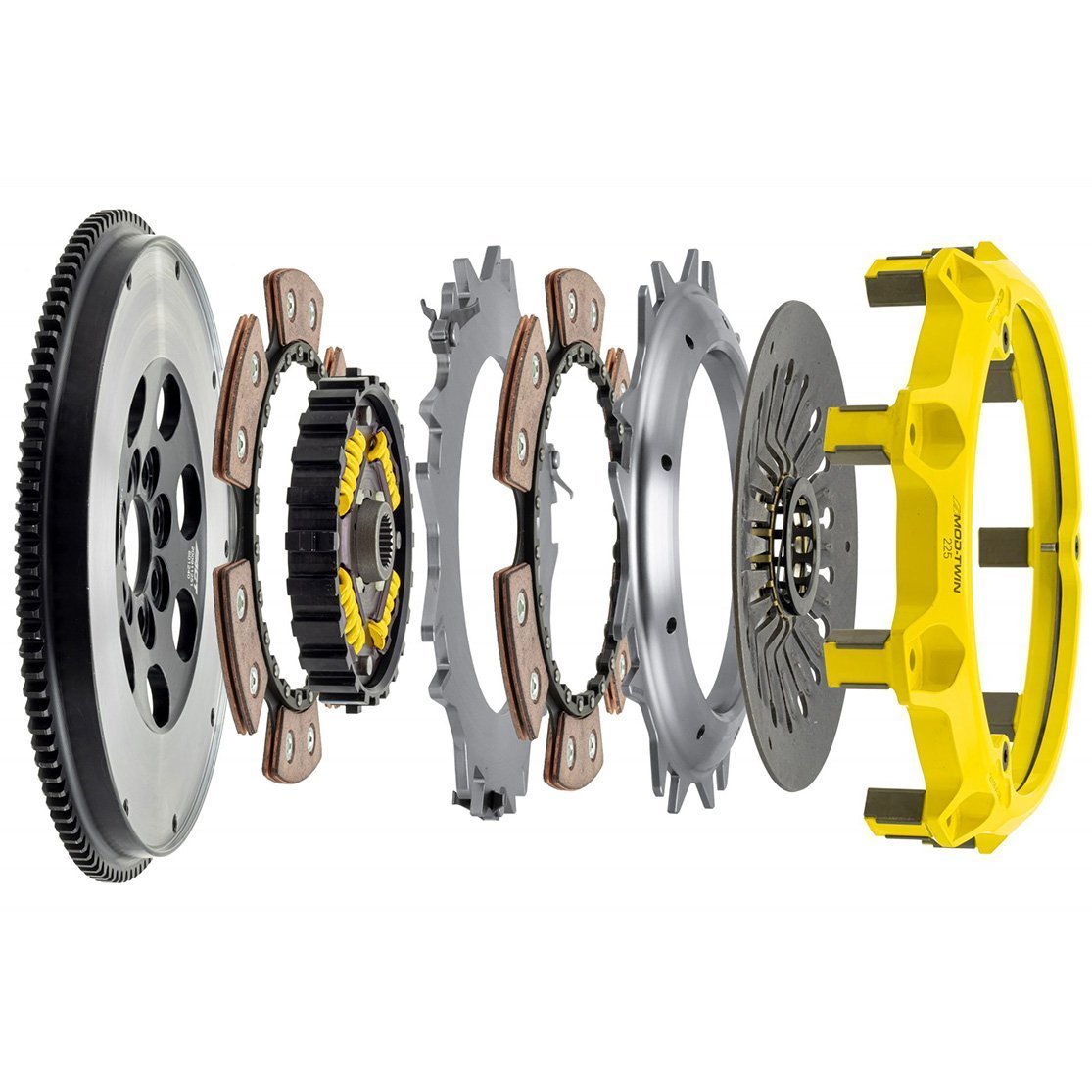 ACT Mod Twin XT Rigid Hub Race Kit w/ 6 - Pad Discs Torque Cap 1120ft/lbs (Evo 8/9) - ACT