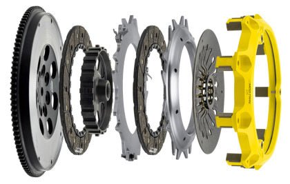 ACT Mod Twin XT Rigid Hub Street Kit w/ Organic Discs Torque Capacity 875ft/lbs (Evo 8/9) - ACT