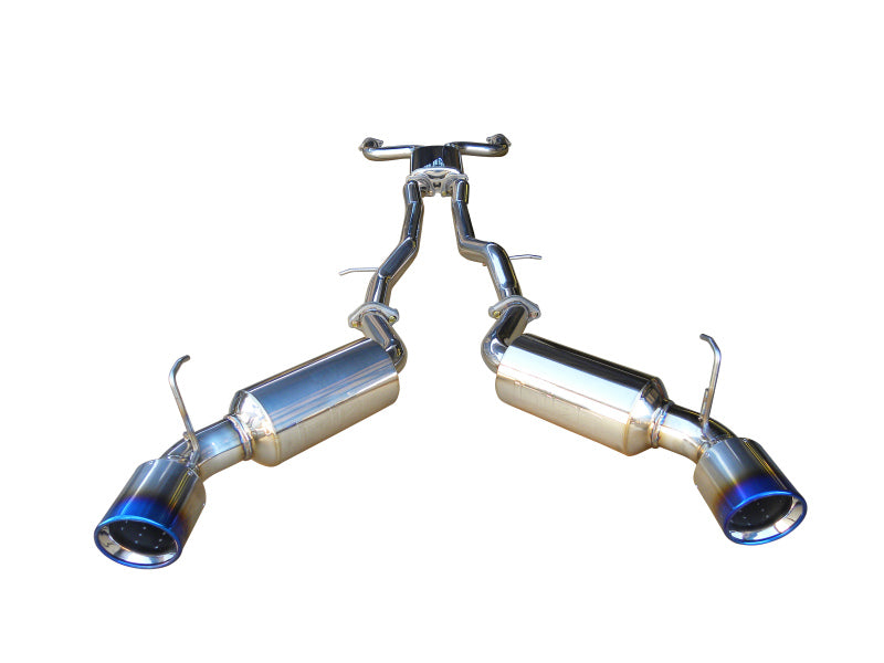 Injen 76mm Stainless Steel Exhaust w/ Titanium Tips (08-13 Infiniti G37/G37)