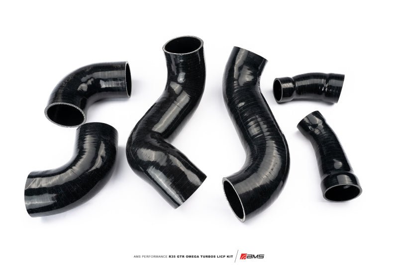 AMS Performance OMEGA Turbo Kit 3in Lower Intercooler Pipes (09 - 21 Nissan GTR R35) - AMS