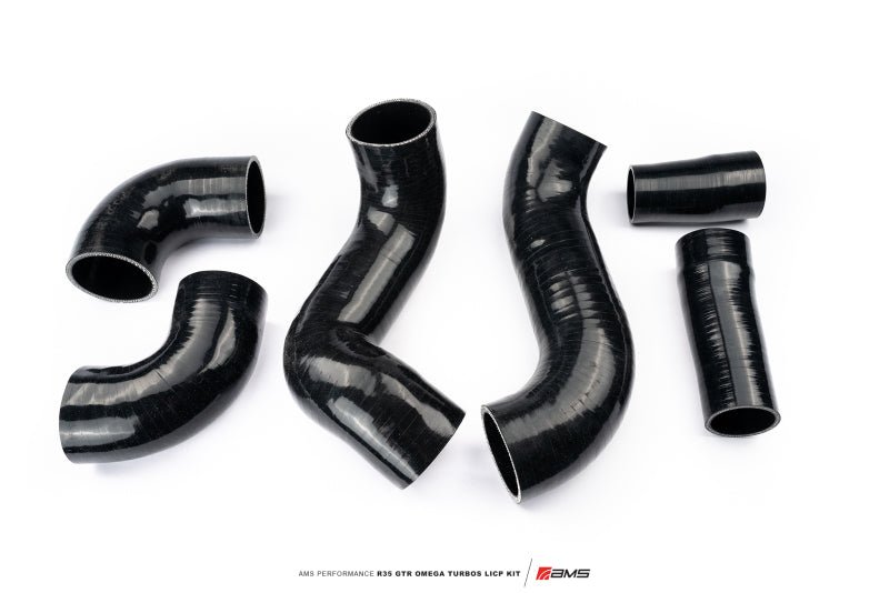 AMS Performance Omega Turbo Kit 3in Lower Intercooler Pipes (Nissan GT - R R35) - AMS