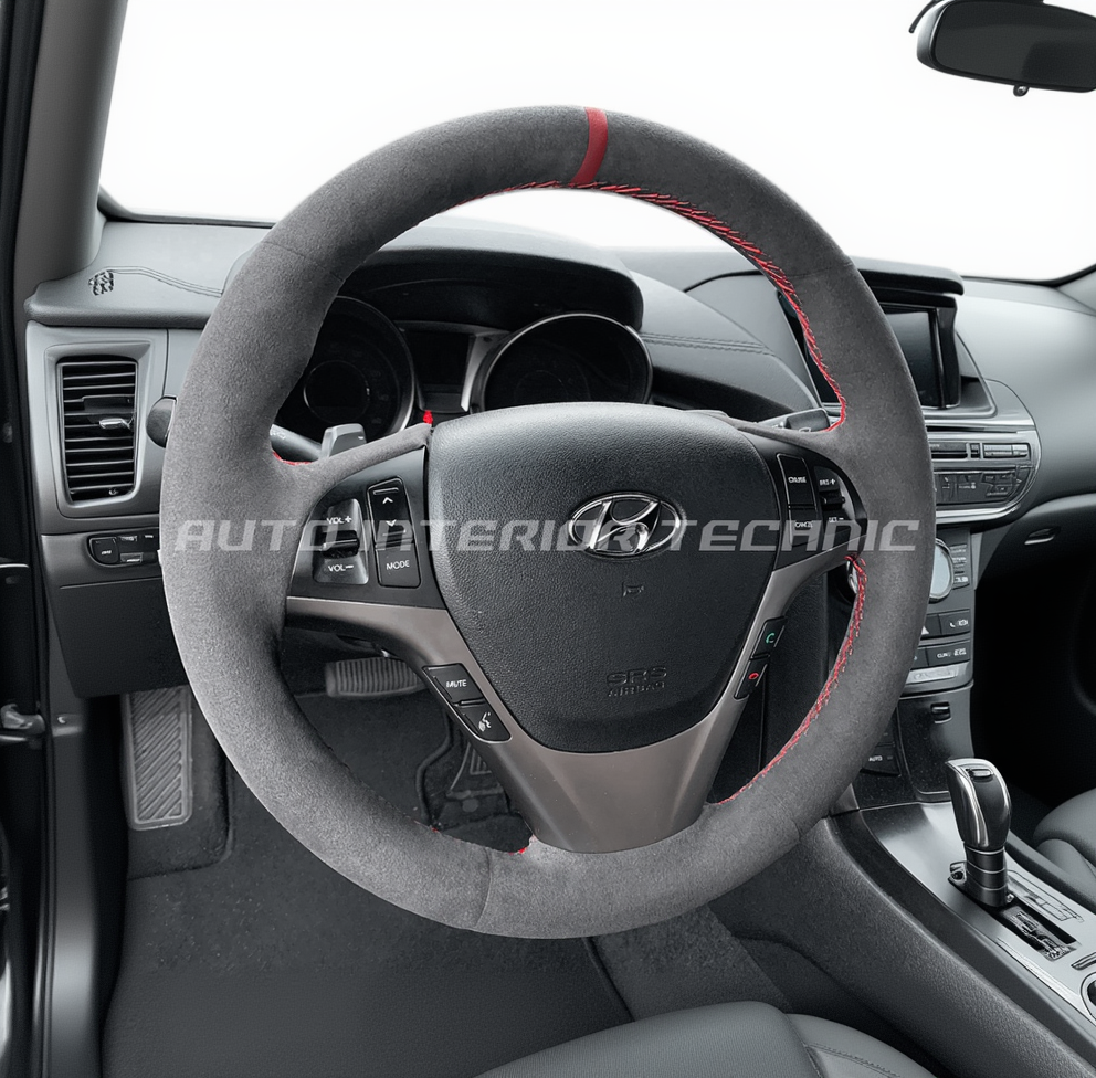Auto Interior Technic Steering Wheel Wrap (Genesis Coupe 09+) - Auto Interior Technic