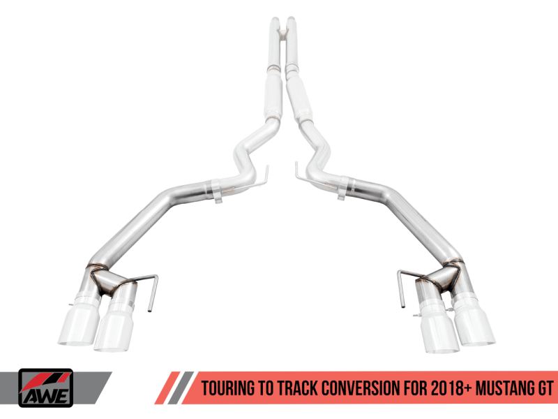 AWE Tuning Track - to - Touring Conversion Kit (18 - 22 Mustang GT) - AWE Tuning