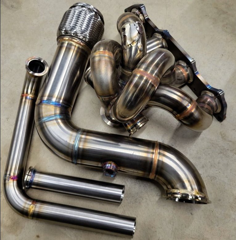 BSF V - Band Forward Facing Exhaust Manifold (Evo 8/9) - BSFab