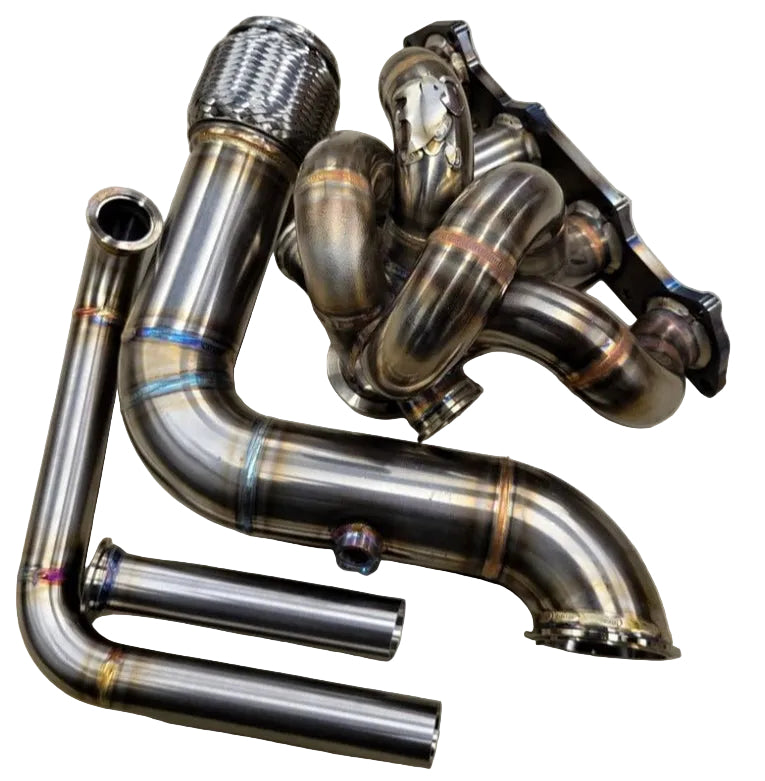 BSF V - Band Forward Facing Exhaust Manifold (Evo 8/9) - BSFab