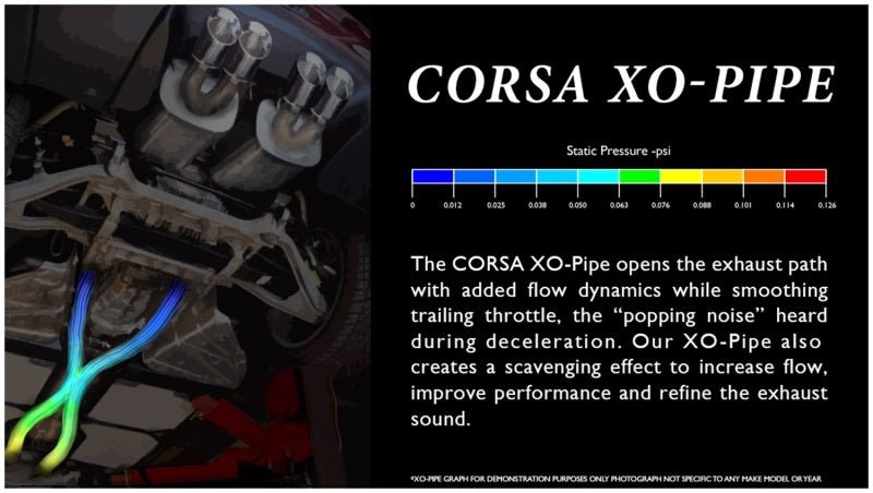 Corsa XO Pipe (05 - 10 Ford Mustang Shelby GT500) - CORSA Performance