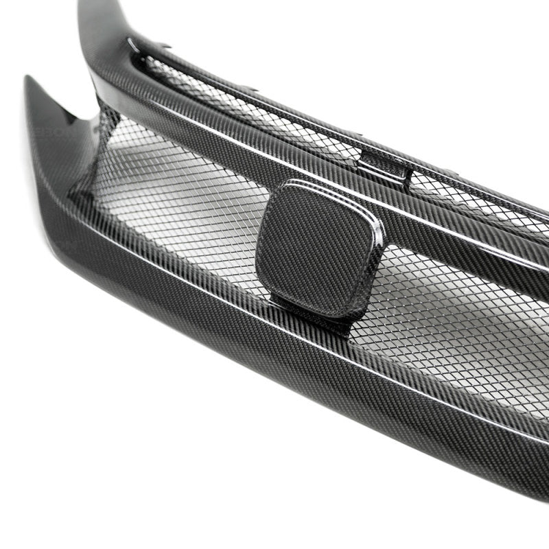 Seibon CV - Style Carbon Fiber Front Grill (17 - 21 Honda Civic Type R) - Seibon