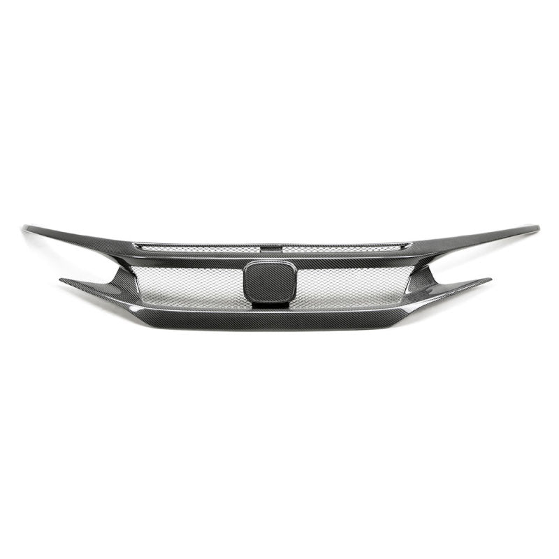 Seibon CV - Style Carbon Fiber Front Grill (17 - 21 Honda Civic Type R) - Seibon