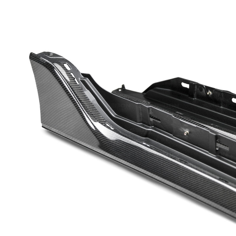 Seibon OEM Carbon Fiber Side Skirts (2017 Honda Civic Type R) - Seibon