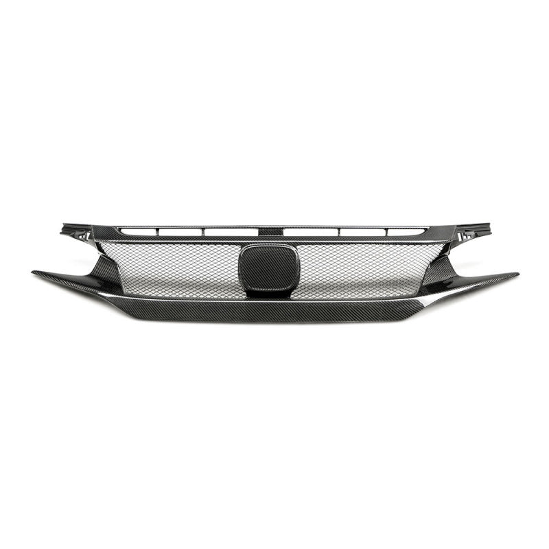 Seibon CV - Style Carbon Fiber Front Grill (17 - 21 Honda Civic Type R) - Seibon