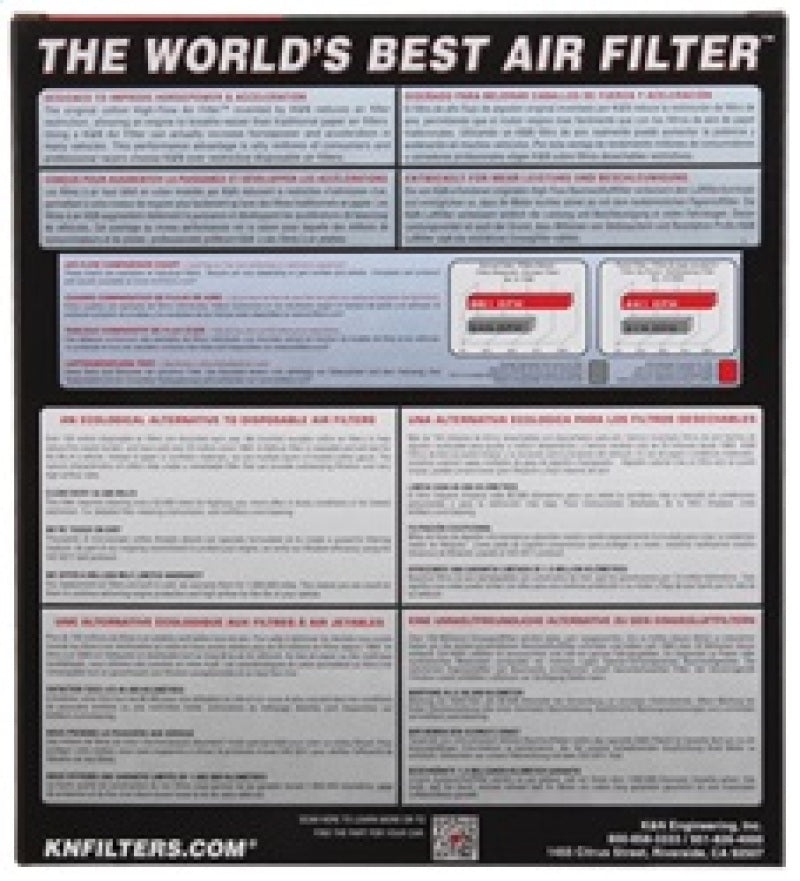 K&N Replacement Air Filter (13+ Hyundai Genesis 3.8L) - K&N Engineering