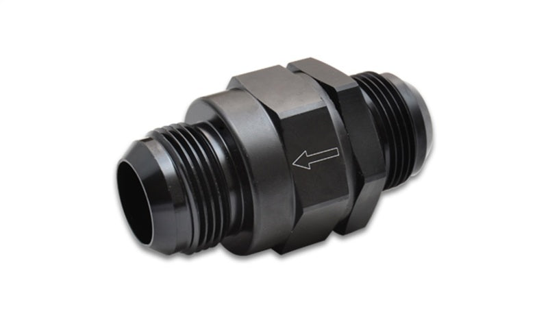 Vibrant Check Valve with Integrated -16AN Male Flare Fittings