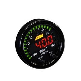 AEM Gauges X-Series 60PSI/4BAR Boost Pressure Display Gauge