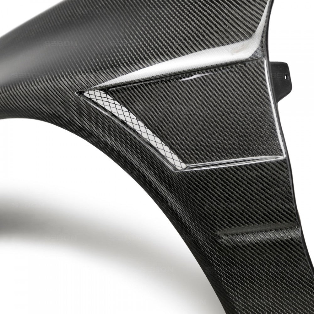 Seibon Carbon Fiber 10mm Wider Fenders (Evo 8/9) (seiFF0305MITEVO8) - 6