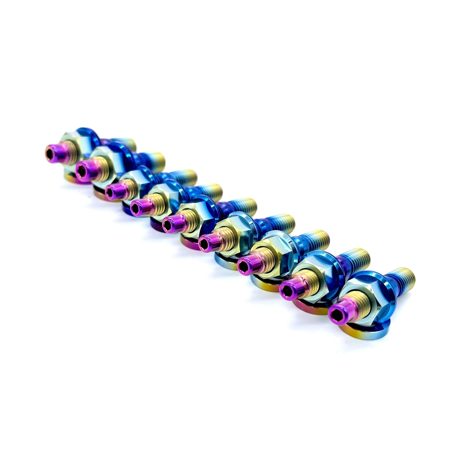 JDC Titanium Exhaust Manifold Stud Kit (Evo 1-9/ 2G DSM) - 2