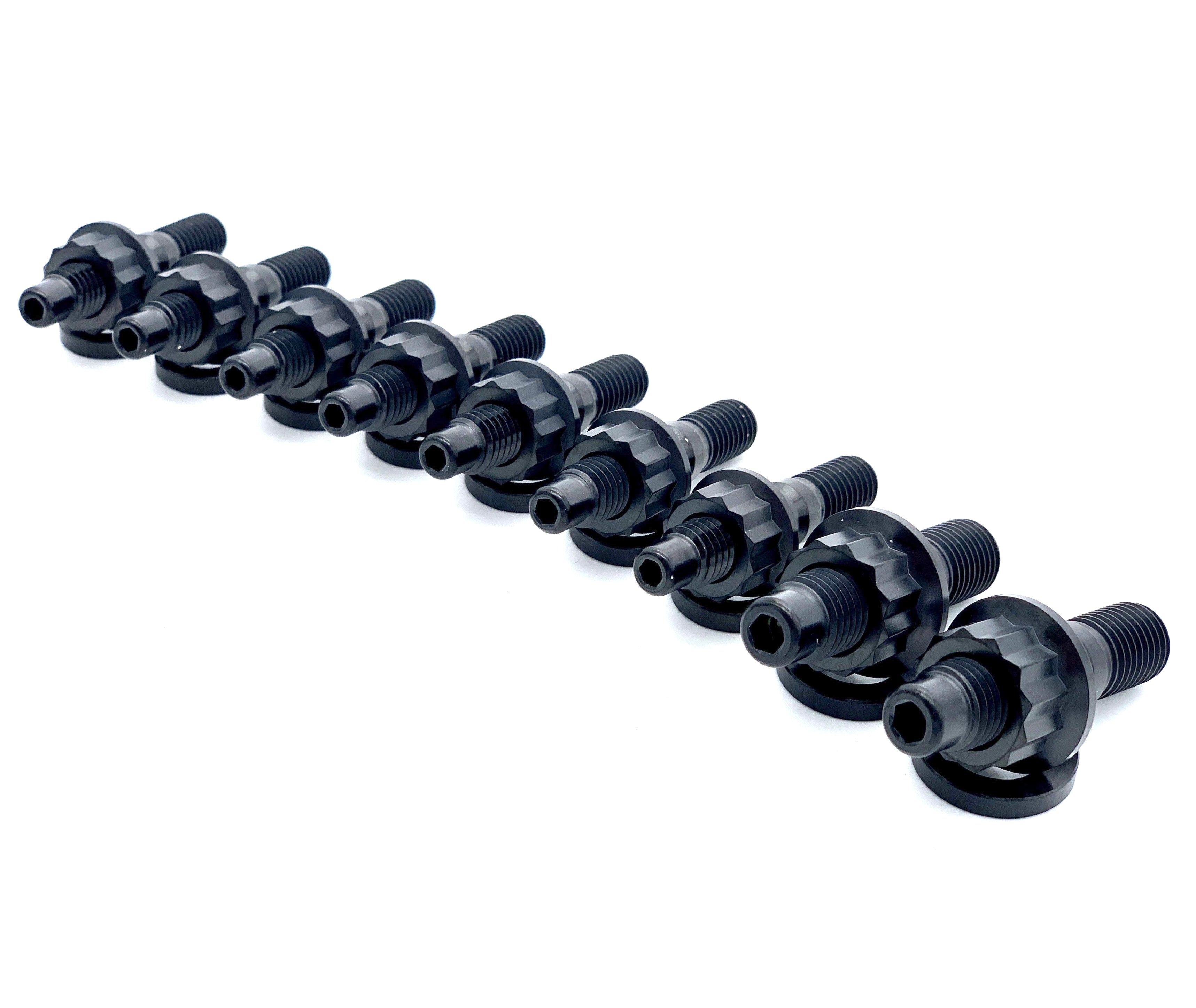 JDC Titanium Stud Sets M8/M10 (Universal) - 24