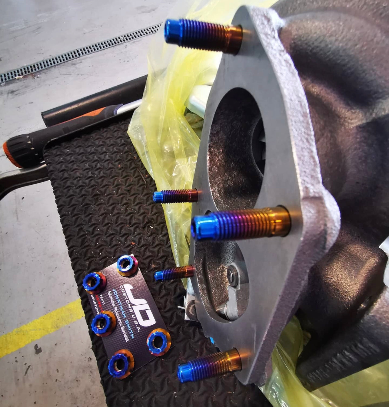 JDC Titanium Stud Sets M8/M10 (Universal) - 14