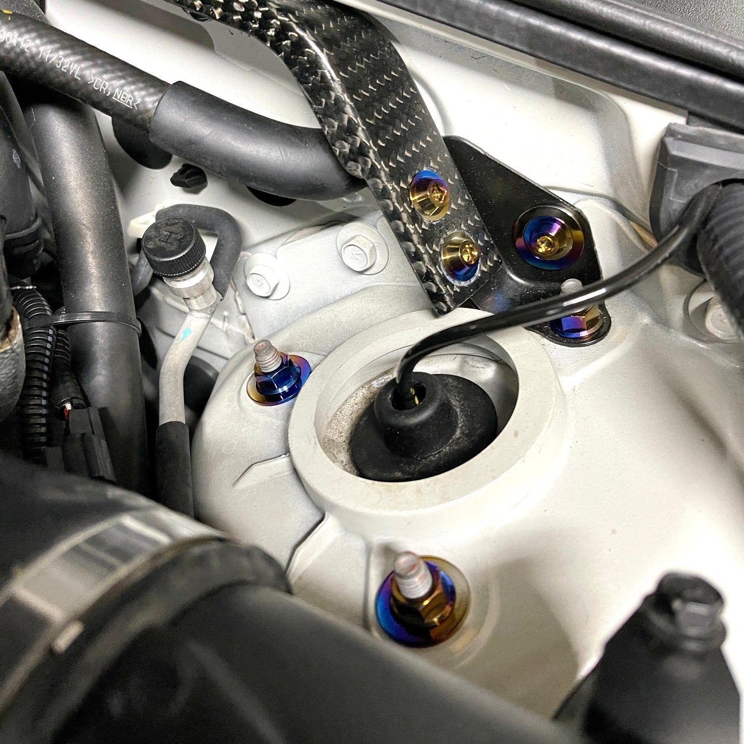 JDC Titanium Strut Tower Area Hardware Kit | Nissan R35 GT-R