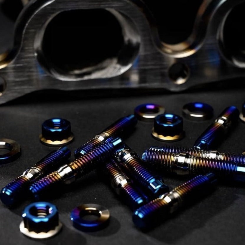 JDC Titanium Stud Sets M8/M10 (Universal) - 4