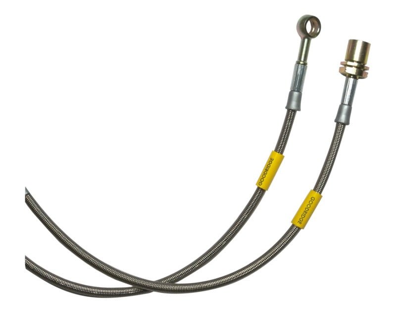 Goodridge 01/94 - 98 Mitsubishi Eclipse 2WD (w/Rear Drum Brakes) SS Brake Line Kit - Goodridge