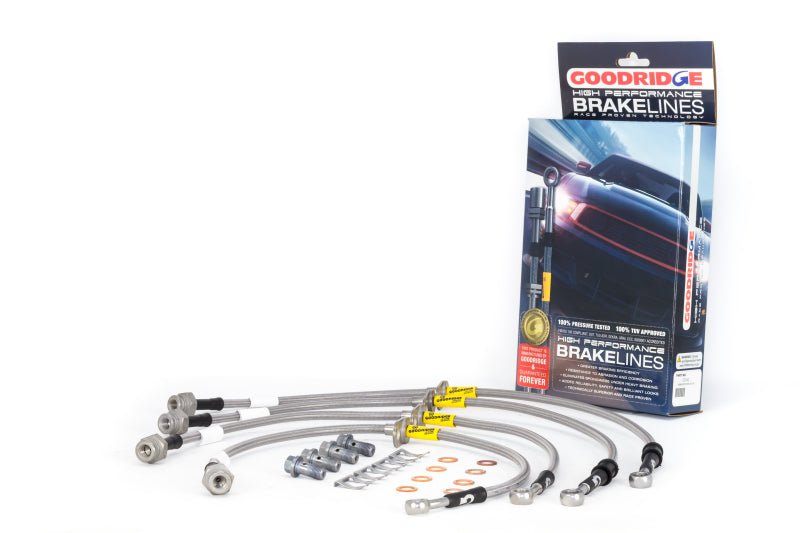 Goodridge SS Brake Line Kit (17 - 21 Honda Civic Si) - Goodridge