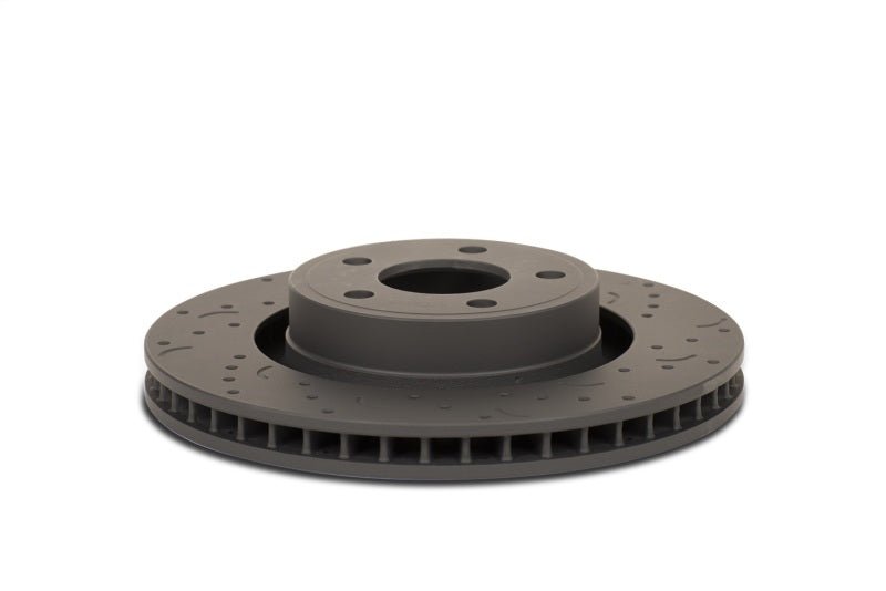 Hawk Talon Drilled and Slotted Front Brake Rotor Set (2007 Mazda 3 Mazdaspeed) - Hawk Performance