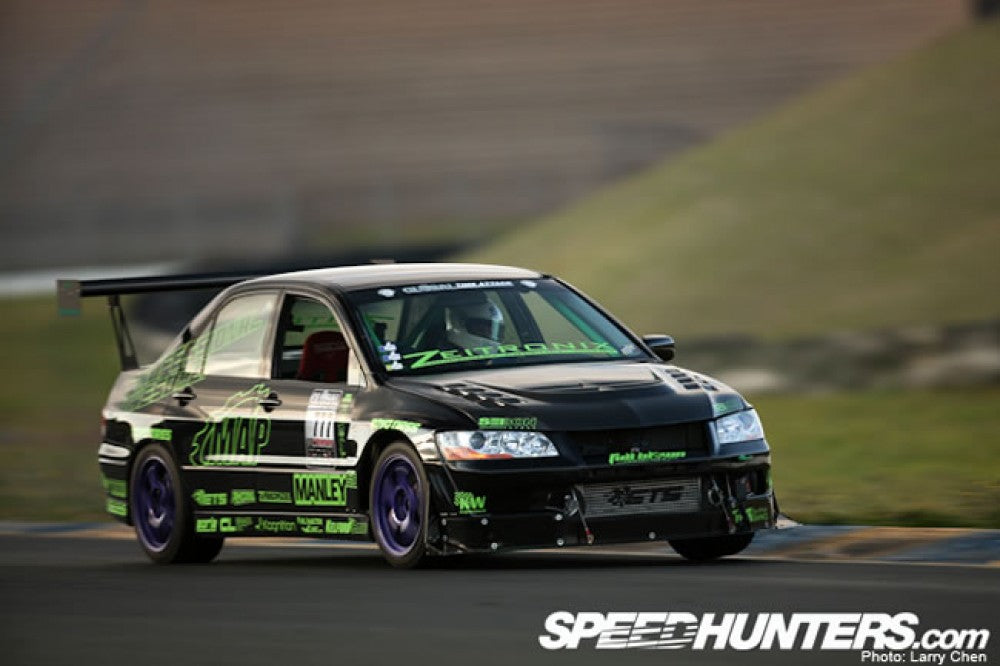 Seibon CWII Style Carbon Fiber Hood (Evo 8/9) (seiHD0305MITEVO8-CWII) - 9
