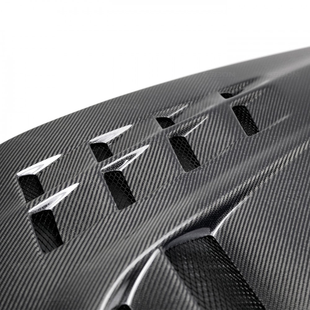 Seibon CWII Style Carbon Fiber Hood (Evo 8/9) (seiHD0305MITEVO8-CWII) - 5