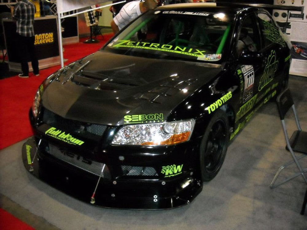 Seibon CWII Style Carbon Fiber Hood (Evo 8/9) (seiHD0305MITEVO8-CWII) - 8