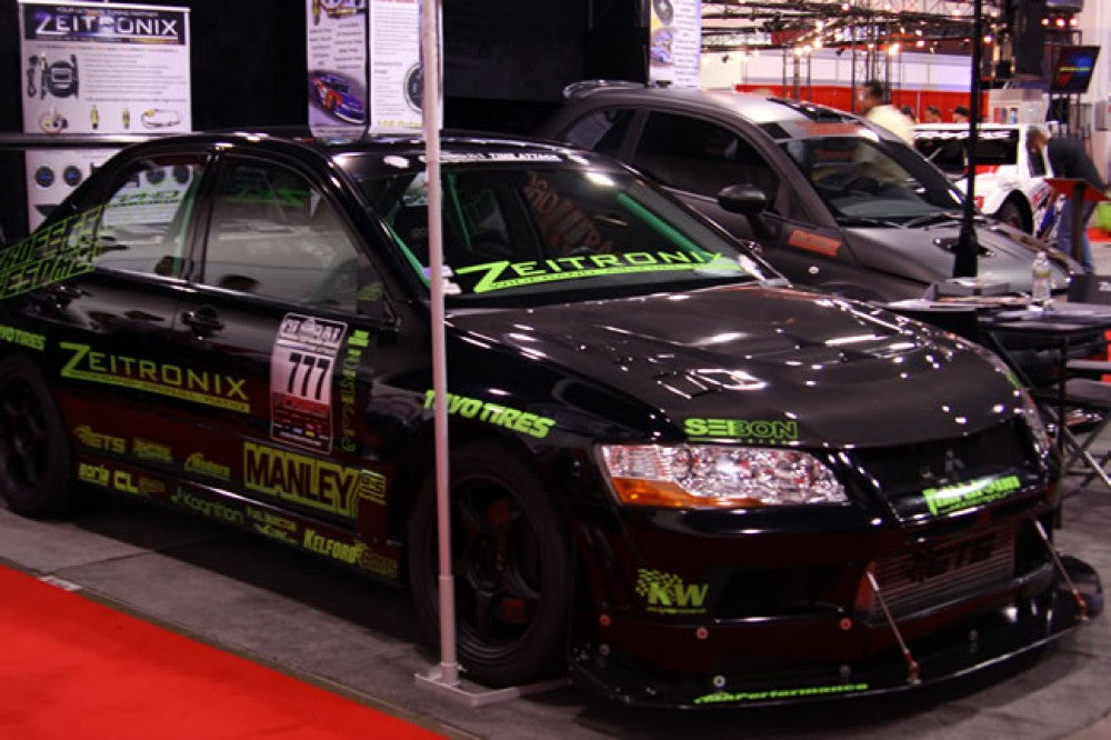 Seibon CWII Style Carbon Fiber Hood (Evo 8/9) (seiHD0305MITEVO8-CWII) - 7