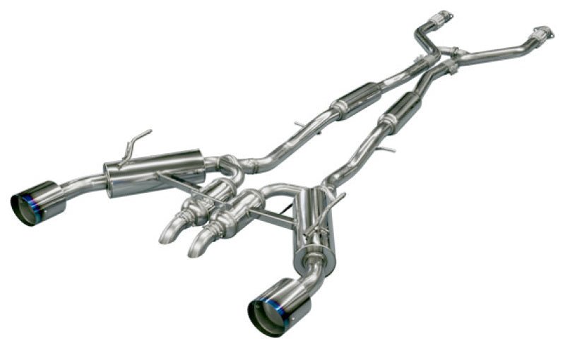 HKS Dual Hi - Power Titanium Tip Catback Exhaust (Infiniti Q50) - HKS