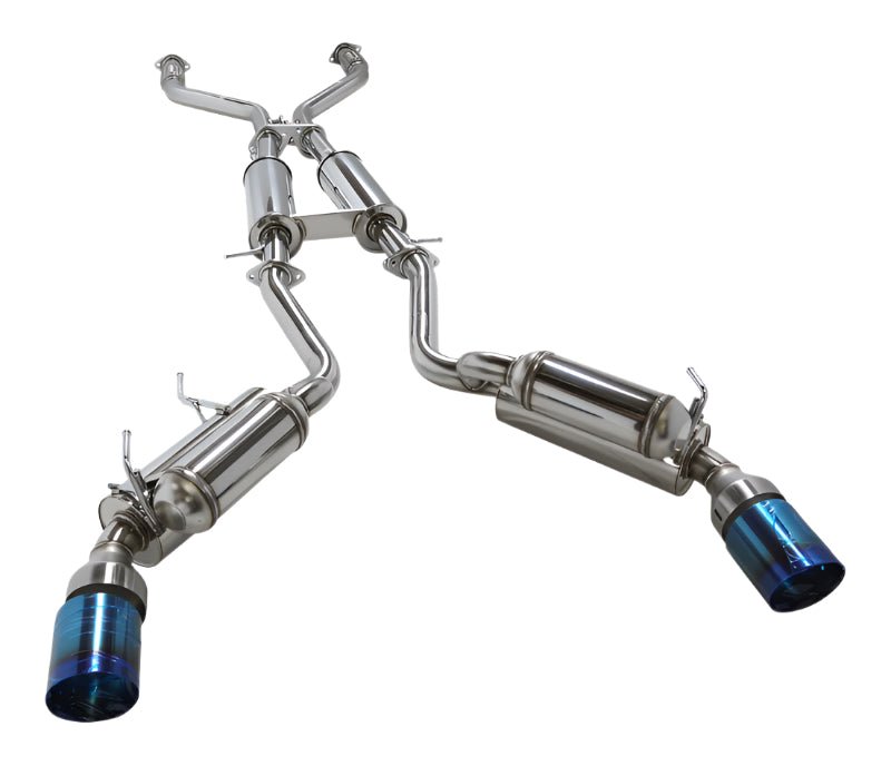 HKS Dual Hi - Power Titanium Tip Catback Exhaust VQ37VHR (09+ 370z) - HKS