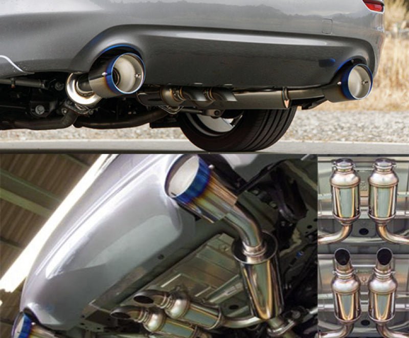 HKS Dual Hi - Power Titanium Tip Exhaust (Infiniti Q50) - HKS