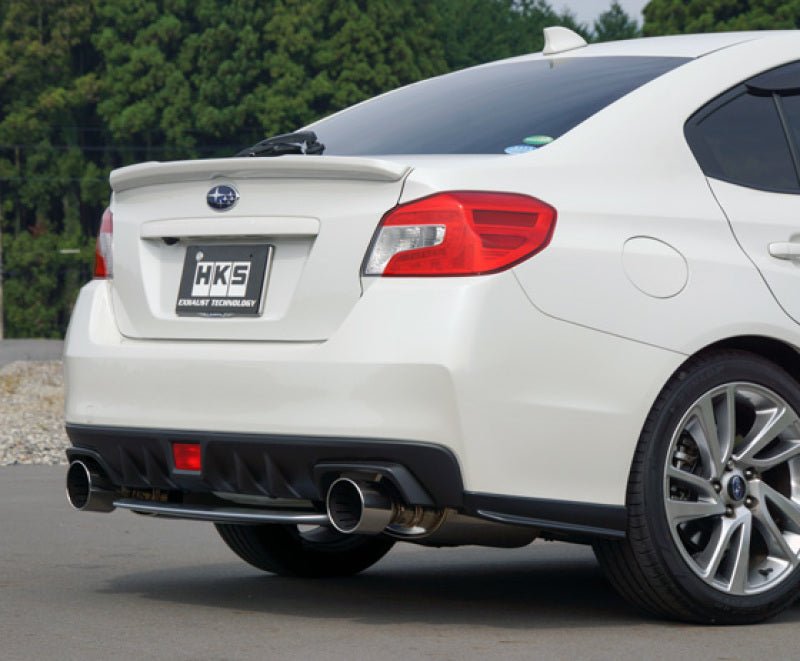 HKS Super Turbo Muffler Cat Back Exhaust (15 - 21 Subaru WRX) - HKS