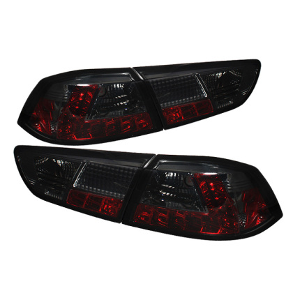 Spyder Smoked LED Tail Lights (8-14 Evo X) - JD Customs U.S.A