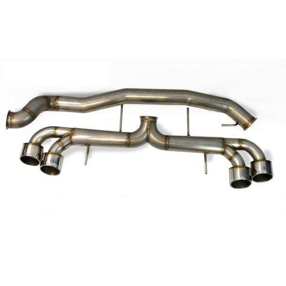 ETS 4" Stainless Steel Race Exhaust System (R35 GT-R) - JD Customs U.S.A