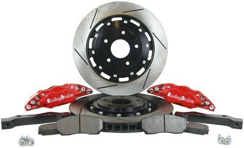 RacingBrake Big Brake Kit 4-Pot Slotted Rear (Evo 8/9) - JD Customs U.S.A